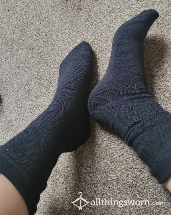 Super Soft Black Socks