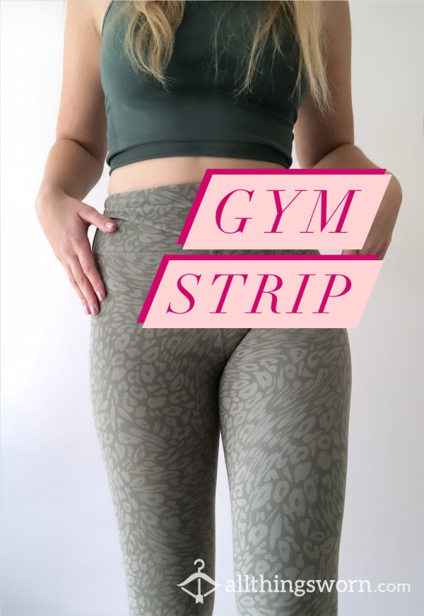 Gym Strip To Thong