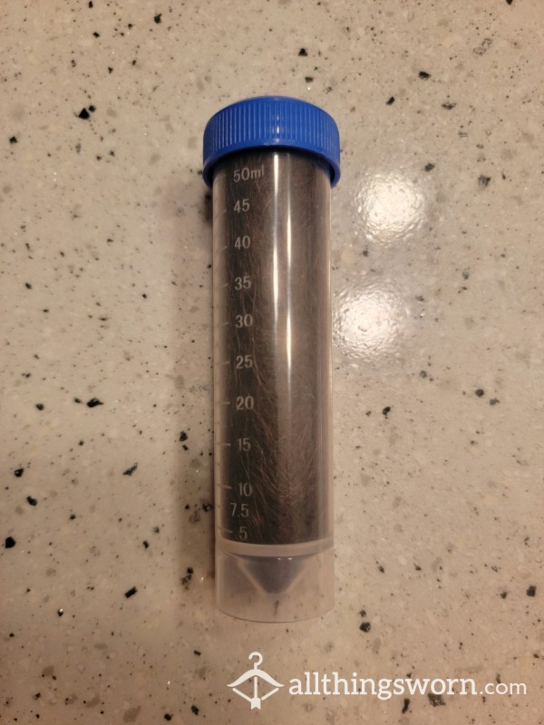 Hair From Hairbrush Filled Entire 50 Ml Vial