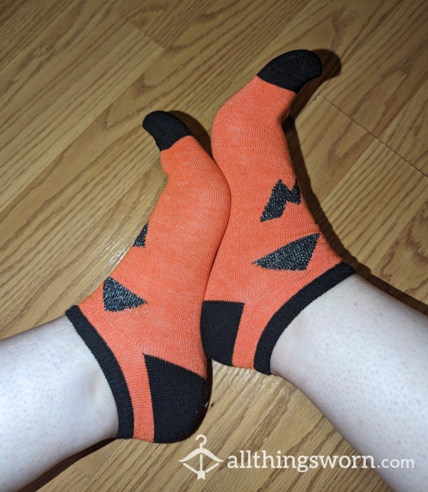 Halloween Socks Worn