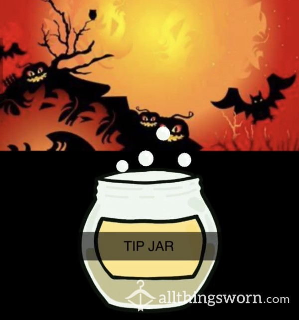 Halloween Tip Jar 🫙 💸