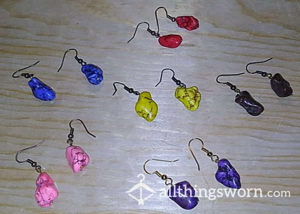Handmade Stone Earrings/ Sissy Accessories