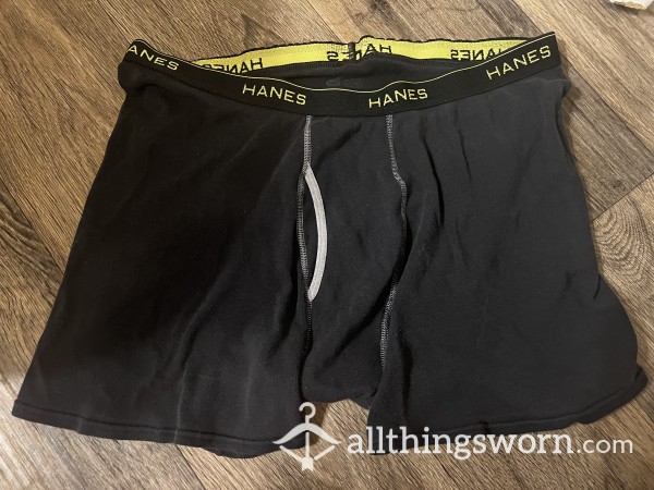 Hanes Boxers- Well Loved And Worn Hard 🤭