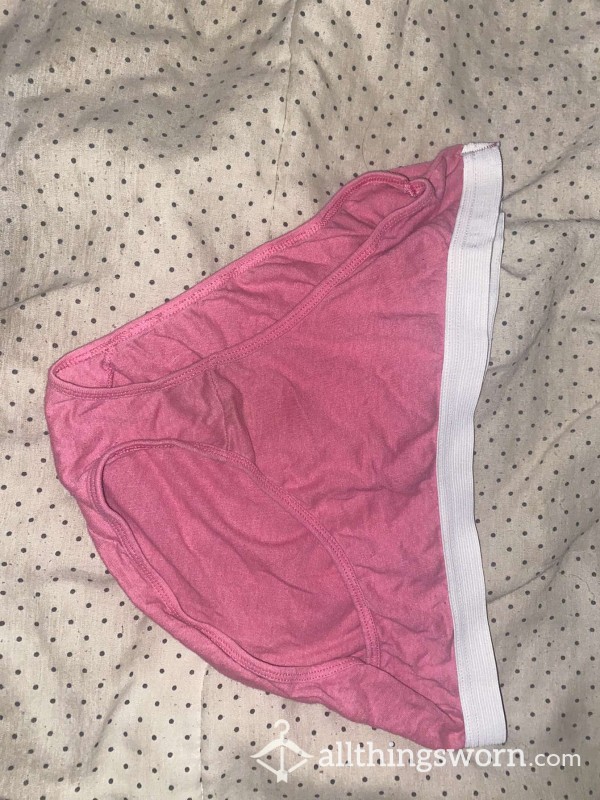 Hanes Pink Cotton Bikini Panties