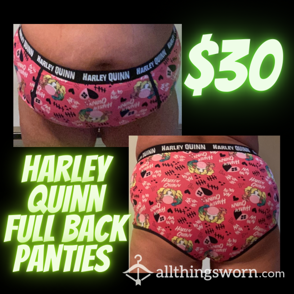 Harley Quinn Full Back Panties