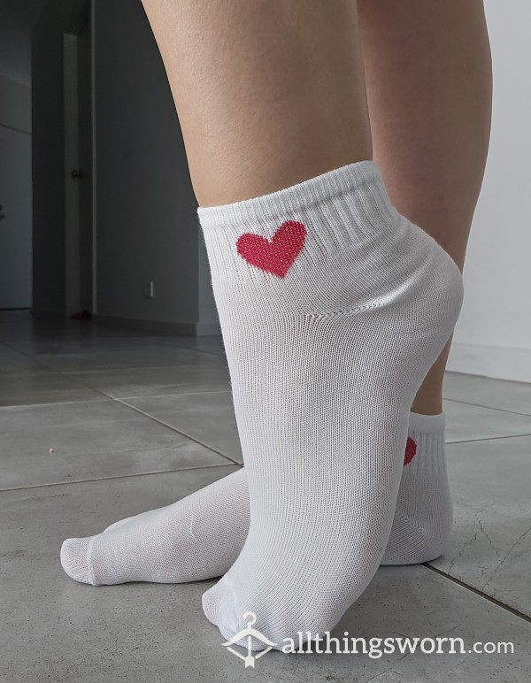 Heart Ankle Socks, Various Colours ♥️