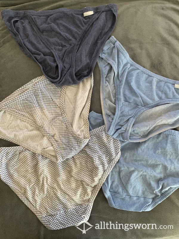Heavily Used/Worn Cotton Panties (US Shipping Included)