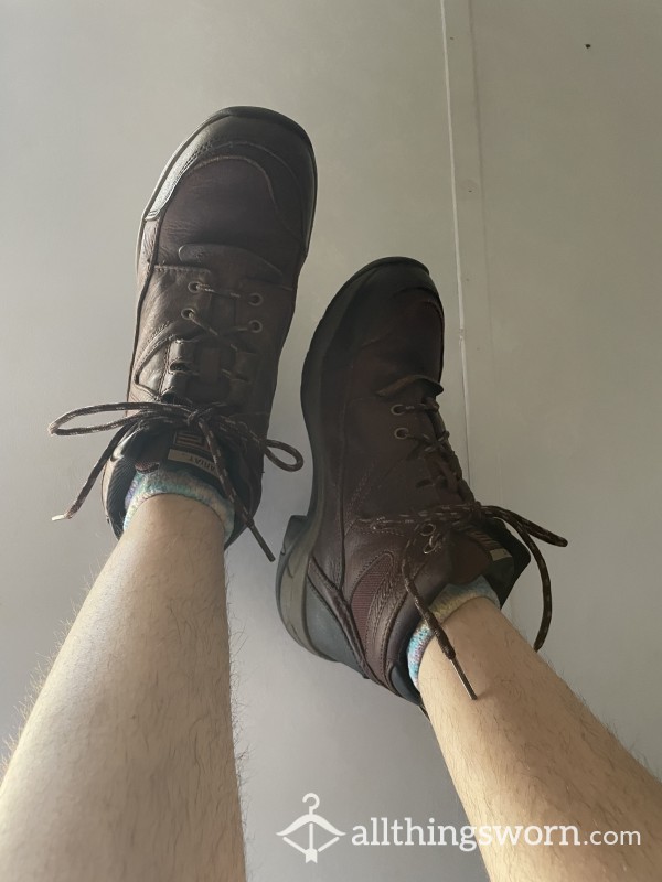 Heavily Worn Hiking Boots,m