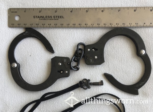 Heavy Duty Metal Handcuffs From ProDom Sessions