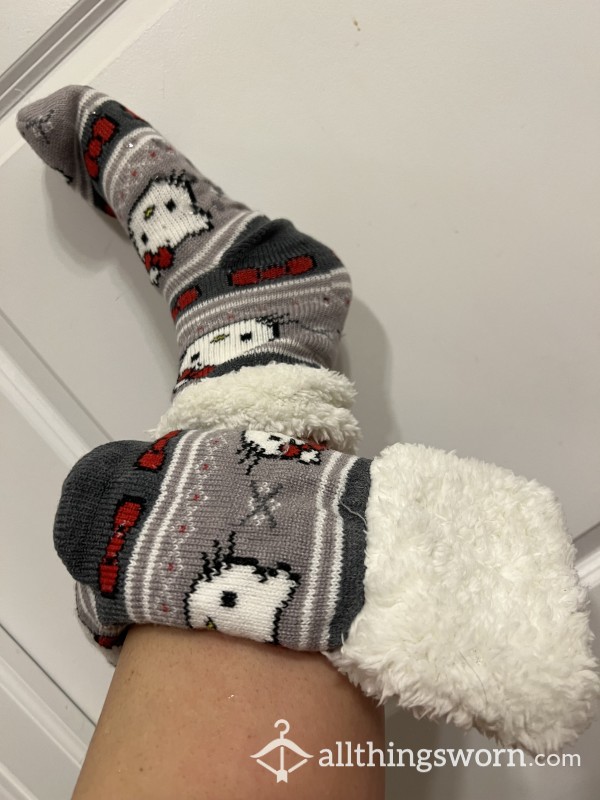 Hello Kitty Slipper Socks