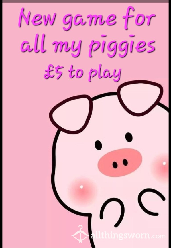 Here Piggy Piggy 🐷