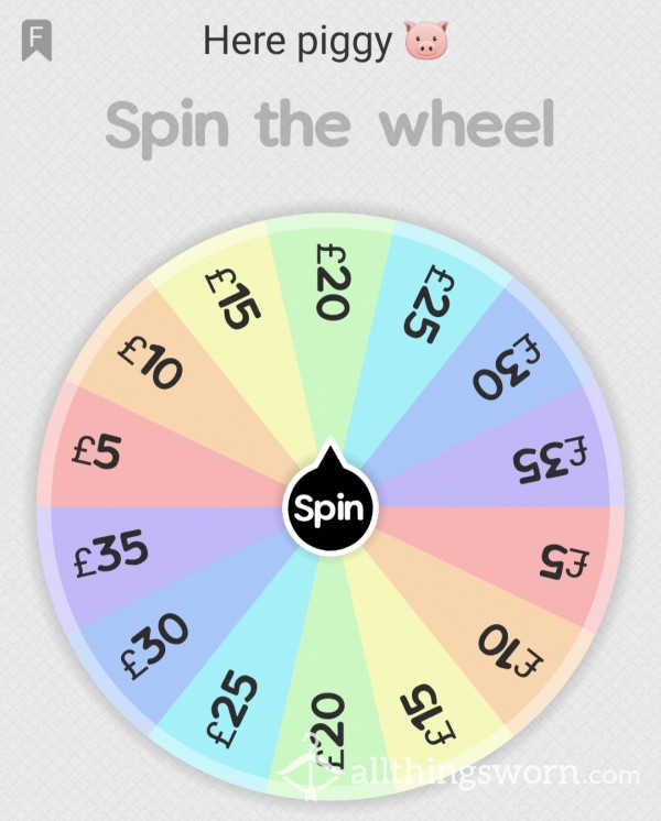 Here Piggy Spin My Piggy Wheel And Let Me Drain You If You Dare 🤑