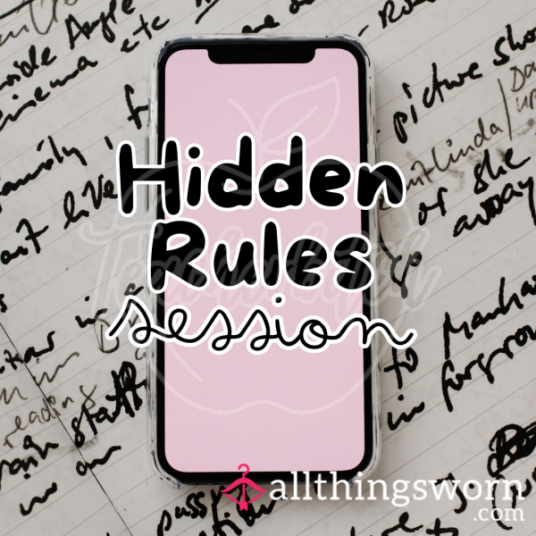Hidden Rules Texting Session