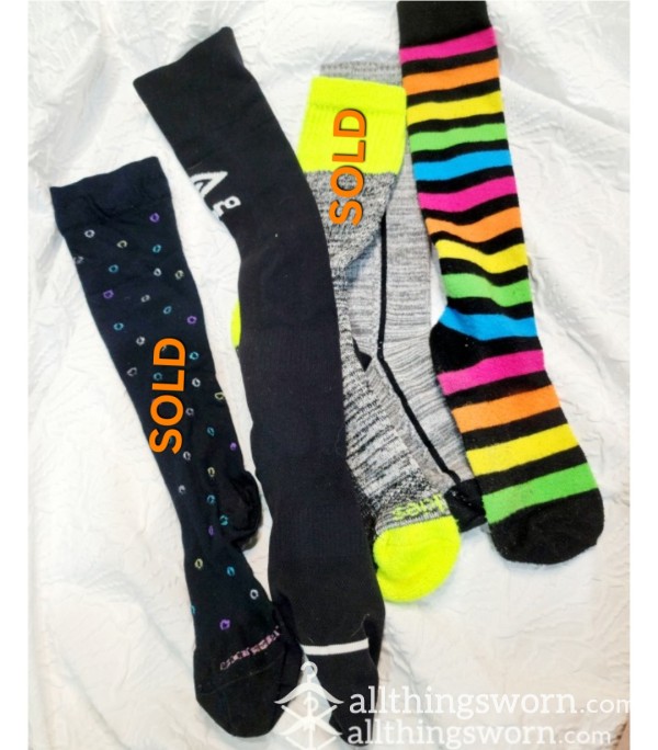 High Calf Mismatched Socks Pick Your Pleasure!