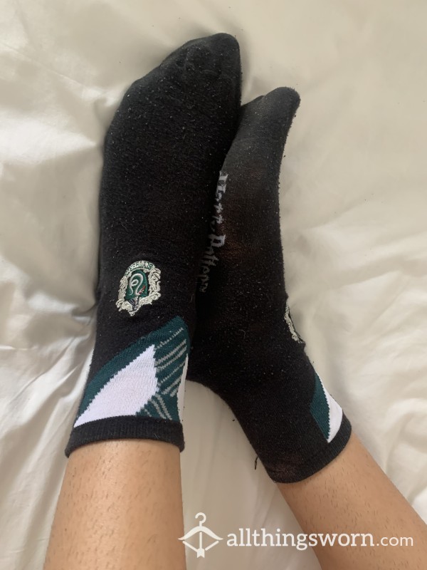 High Sock Slytherin | Worn Themed Socks
