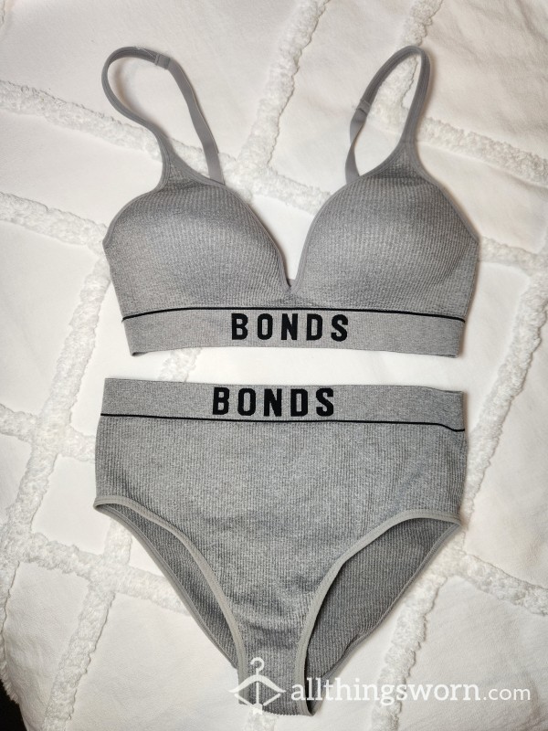 CURRENTLY NOT FOR SALE SEE BIO High Waisted Grey Panties +/- Bra