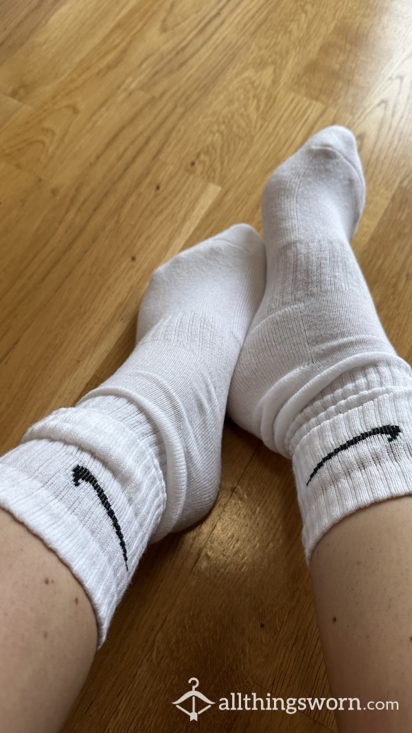 High White Nike Socks