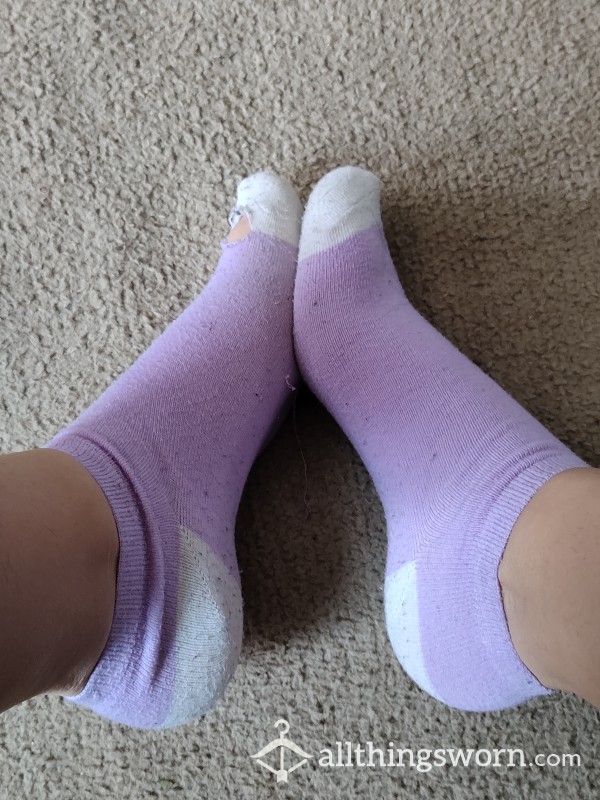 Hole Dirt Purple Socks