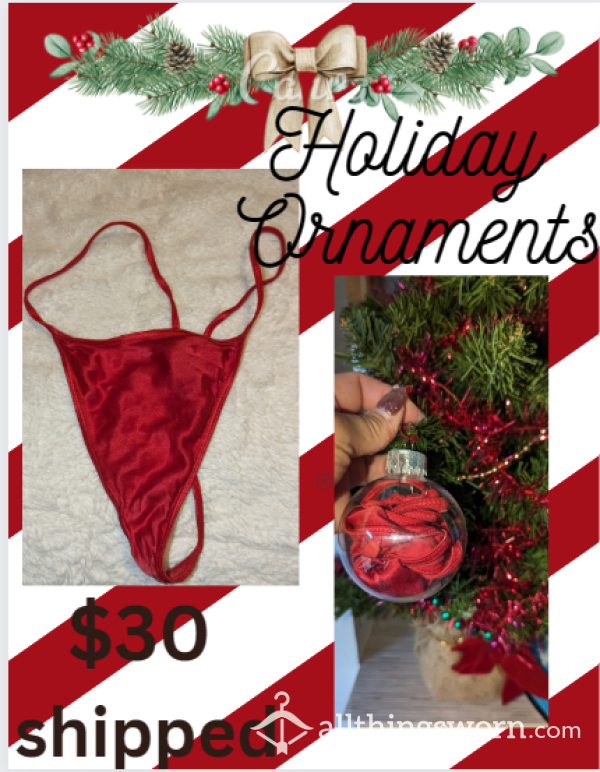 Holiday Panty Ornament