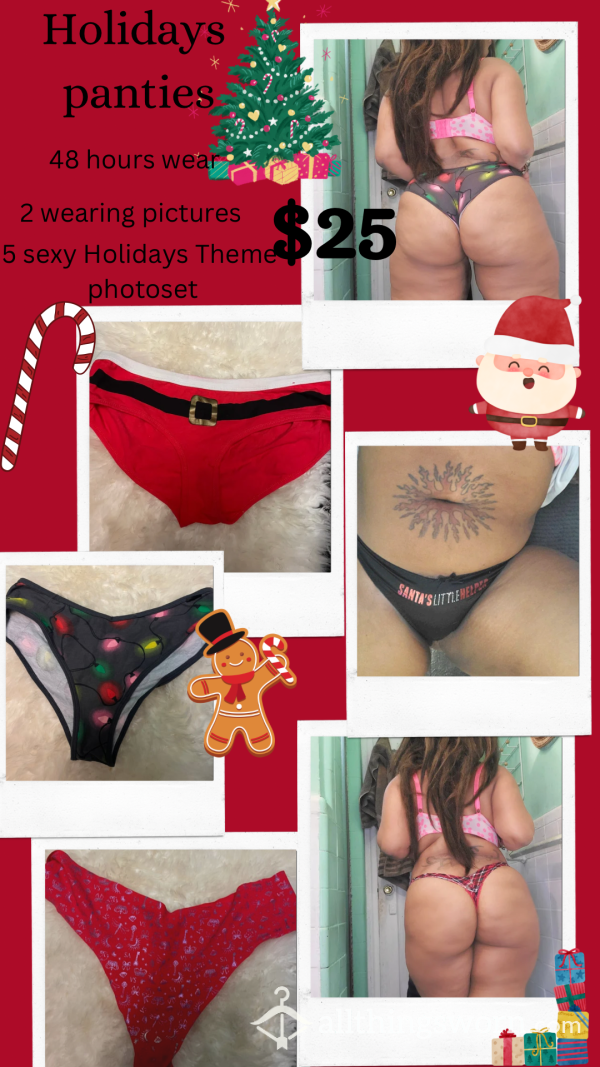 Holidays Panties$25