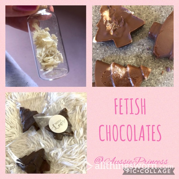 Homemade Fetish Chocolates | Choose Your Flavour + Filling