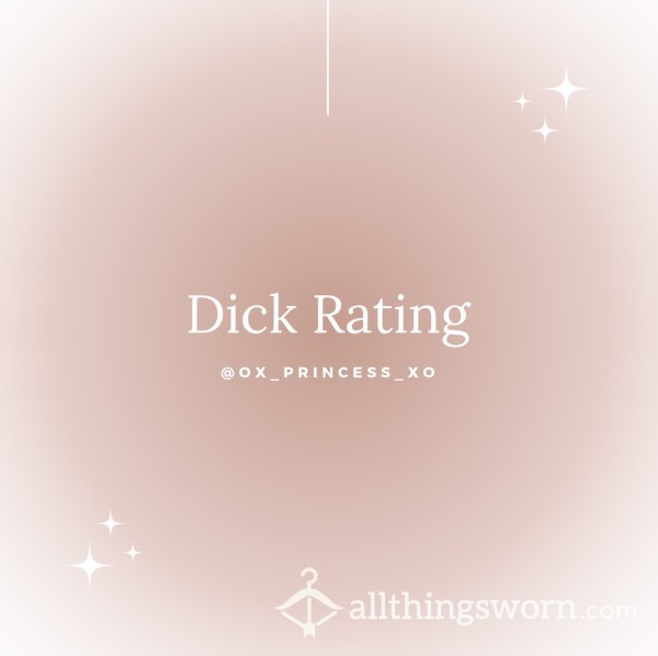 Honest Dick Rating 🍆