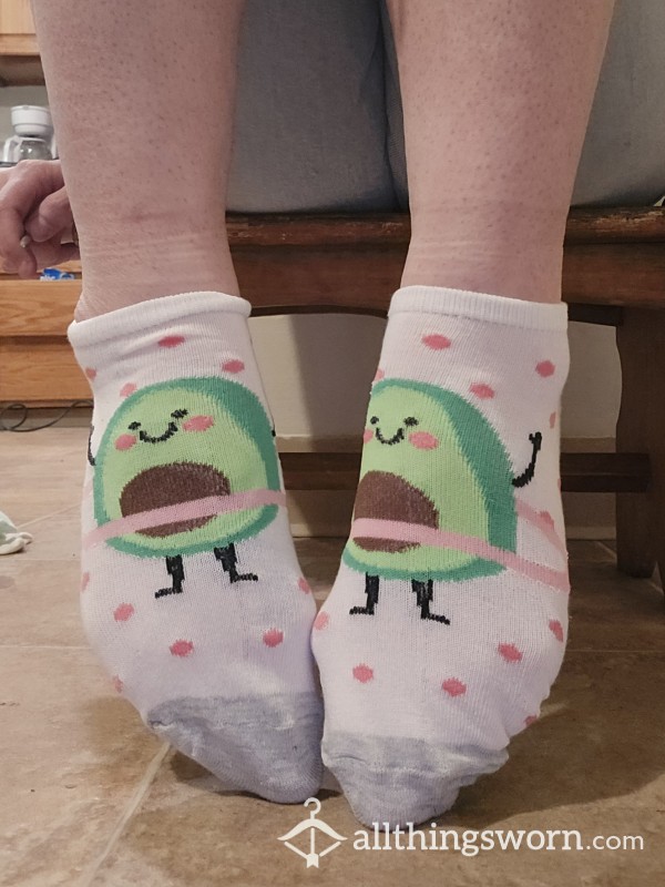 Hoola Hooping Avocado Socks