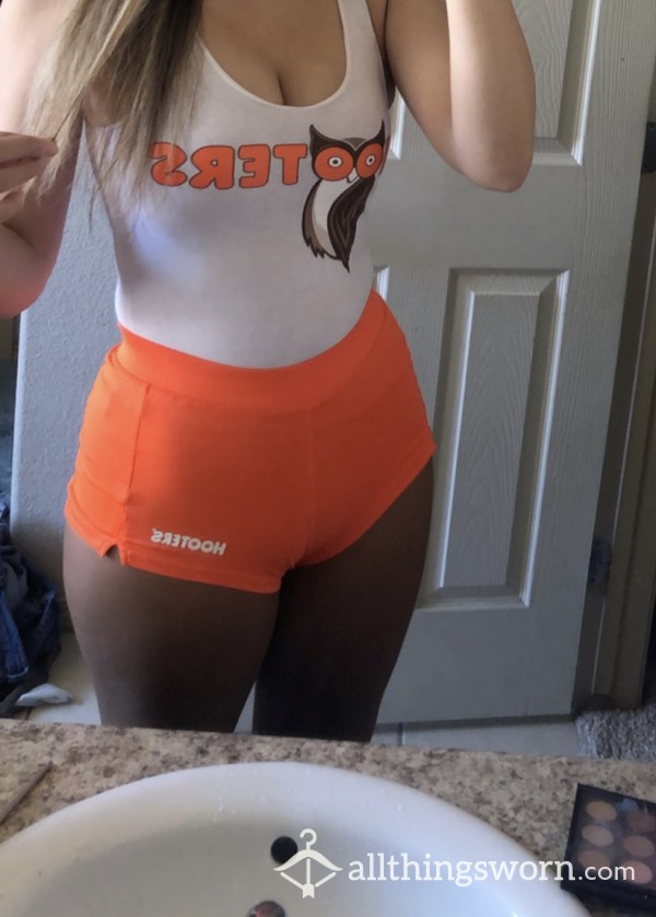 Hooters Girl Working Long Sweaty Shifts Ready To Sell Any Article Of Clothing Worn After A Busy Day