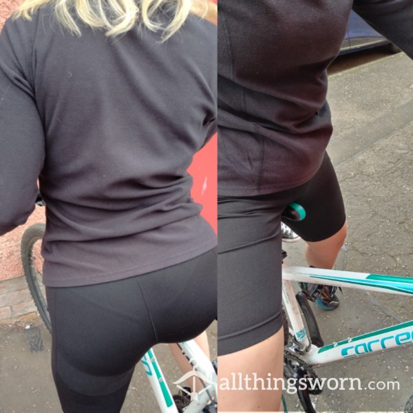 Hot And Sweaty Cycling Panties