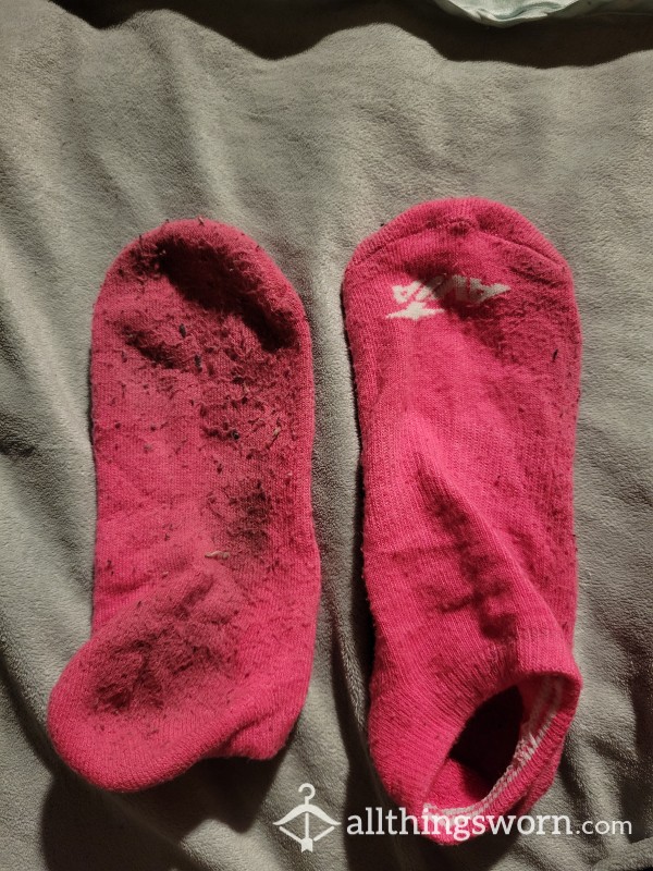 Hot Pink Avia Socks 6 Days Worn