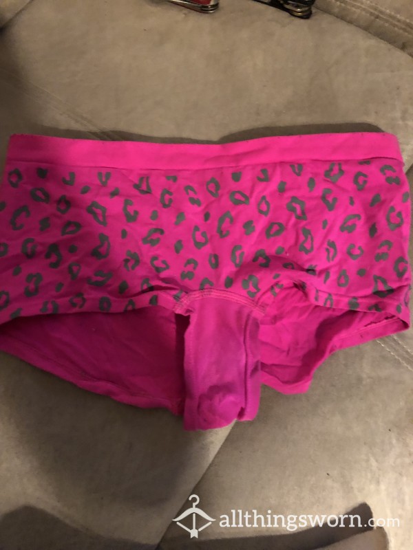 Hot Pink Cheetah Print 🐆 Boy Shorts