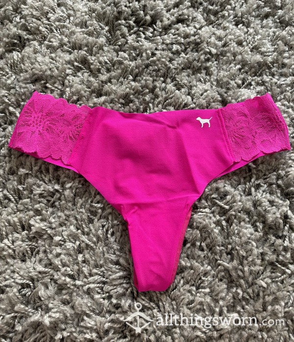 Hot Pink Lacey Side Victoria’s Secret Thong💞