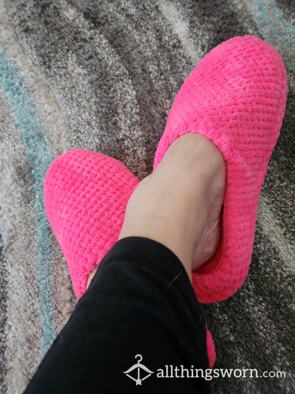 Hot Pink Slippers