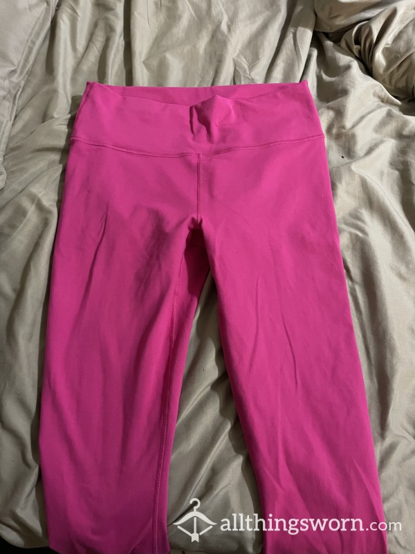 Hot Pink Sweated Out Leggings