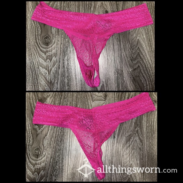 Hot Pink Thong 💕 72hrs Worn