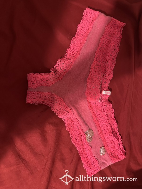 Hot Pink Thong Panties