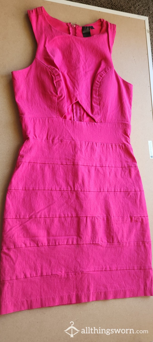 Hot Pink Tight Dress