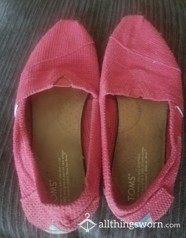 Hot Pink Tom's Size 11US Women's
