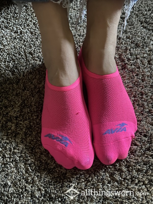 Hot Pink Well Worn Socks