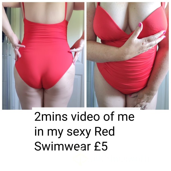 Hot Sexy Red Swimwear 😍