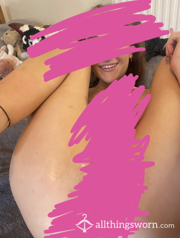 Huge Cum Load All Over My Swollen Pussy And Hand