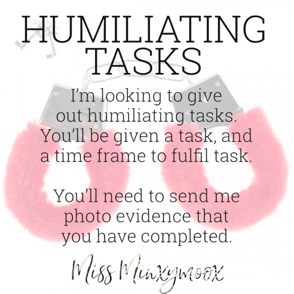 Humiliating Tasks