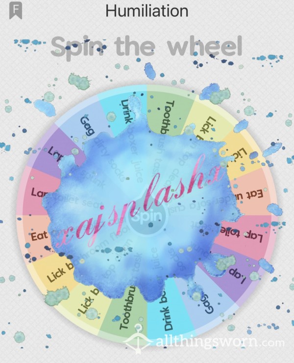 Humiliation Spin The Wheel Game 😈 Do You Dare? 😂💦