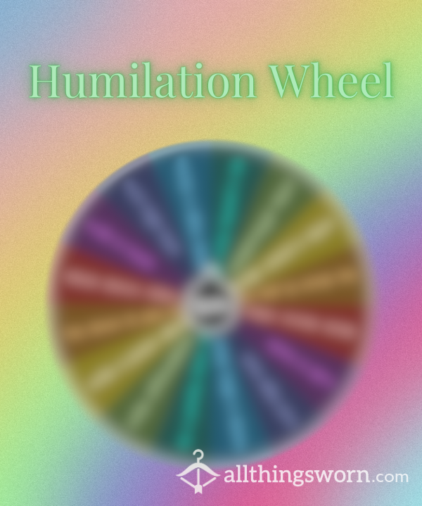 Humiliation Spin Wheel 🤭🤣
