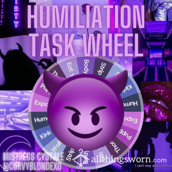 Humiliation Task Wheel 😈⛓✨