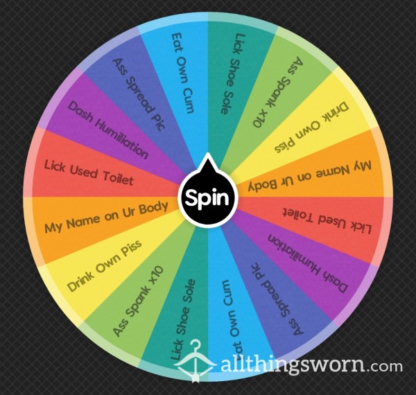 Humiliation Wheel For Losers
