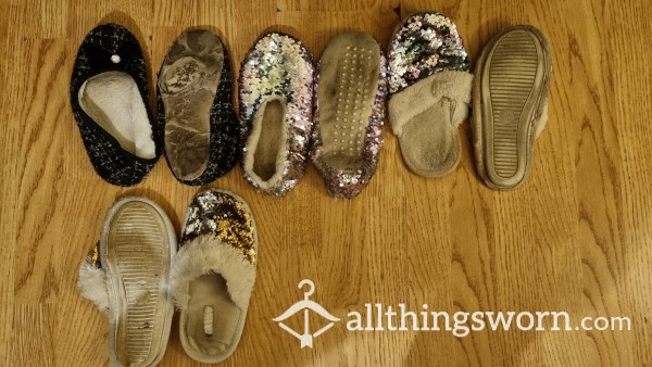 I Have All Different Slippers Available All Very Worn