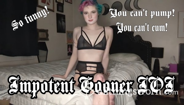 Impotent Gooner JOI By Priestess Poison - 8 Minutes!