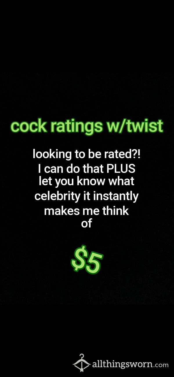 Instant Cock Ratings