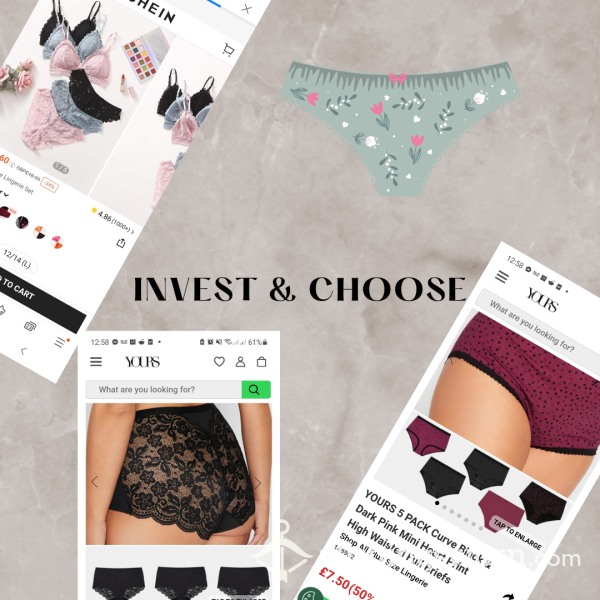 Invest And Choose! (Knickers/things Edition)